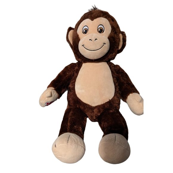 Build A Bear Workshop Smiling Monkey Approximately 20" Tall - Picture 1 of 7